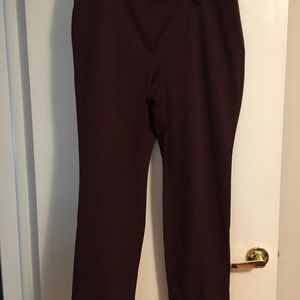 WORN ONCE Ann Taylor factory slim curvy pant sz 12